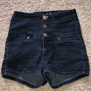 High waisted shorts